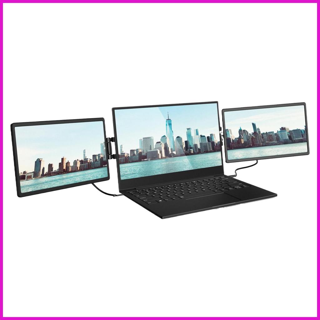 แล็ปท็อป Monitor Extender พร้อมพอร์ต USB ภายนอกคอมพิวเตอร์พกพา Travel Monitor Extender สําหรับคอมพิว