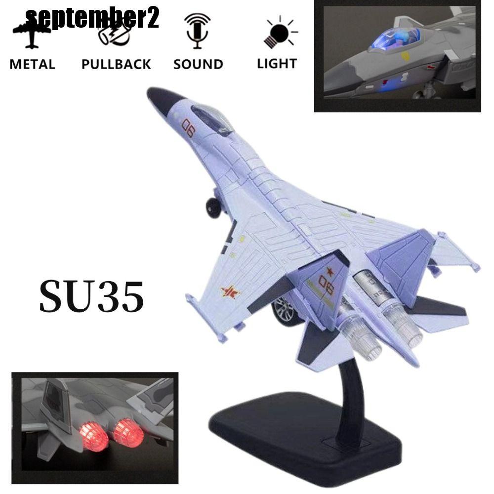 SPEPEMBER Fighter เครื่องบินของเล่น,เสียง Diecast Aviao เครื่องบิน,ตกแต่งโต๊ะจําลอง Pullback & Go F1