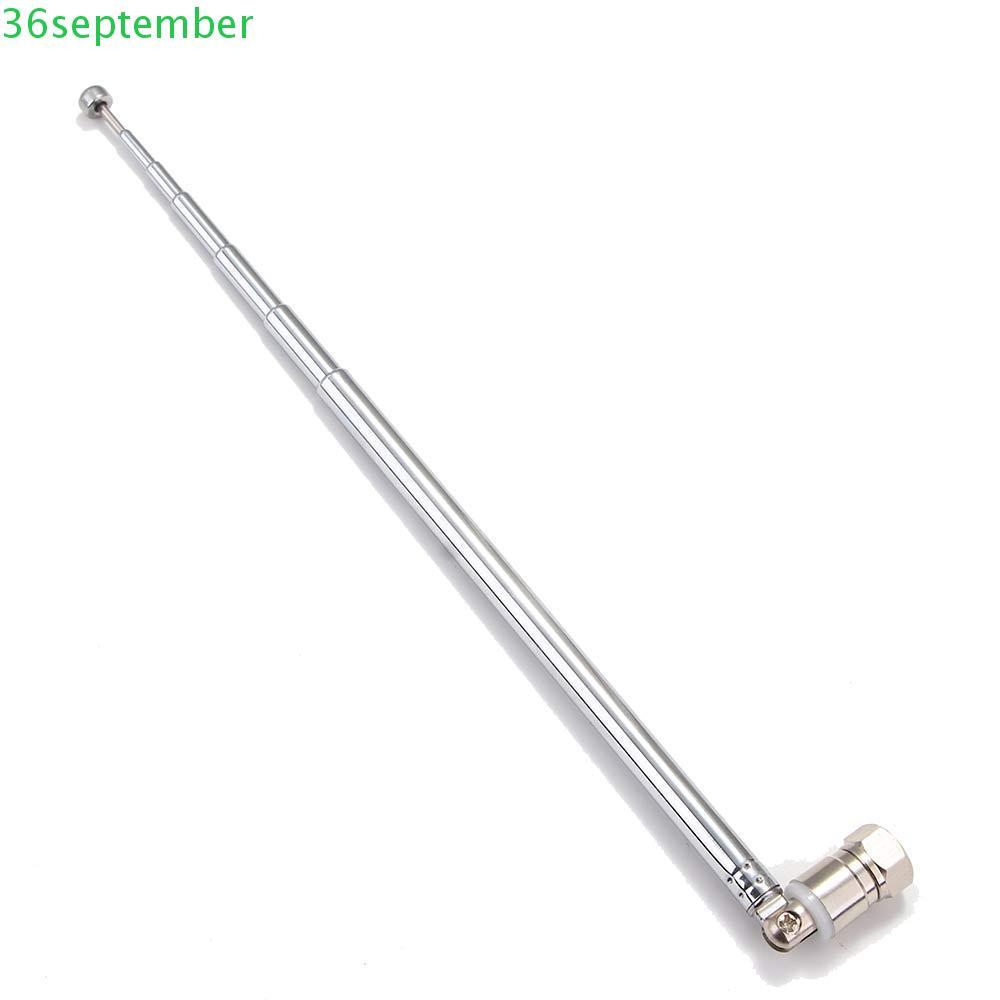 SEPTEMBER เสาอากาศ FM F Type พร้อมอะแดปเตอร์ TV/3.5 5V 10W 86-106MHz