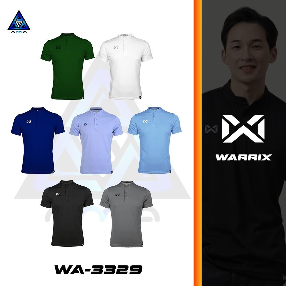 ลดแล้วลดอีก30% SS เสื้อ WARRIX รุ่น BUBBLE II รหัส WA-3329 วาริกซ์เสื้อโปโล WARRIX ชุด 1 แท้100%