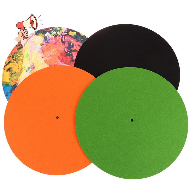 [MZ] 1PC Slip Mat Felt Turntable Platter Mat สําหรับ LP Vinyl Record Audio Replacement DIY อุปกรณ์เส