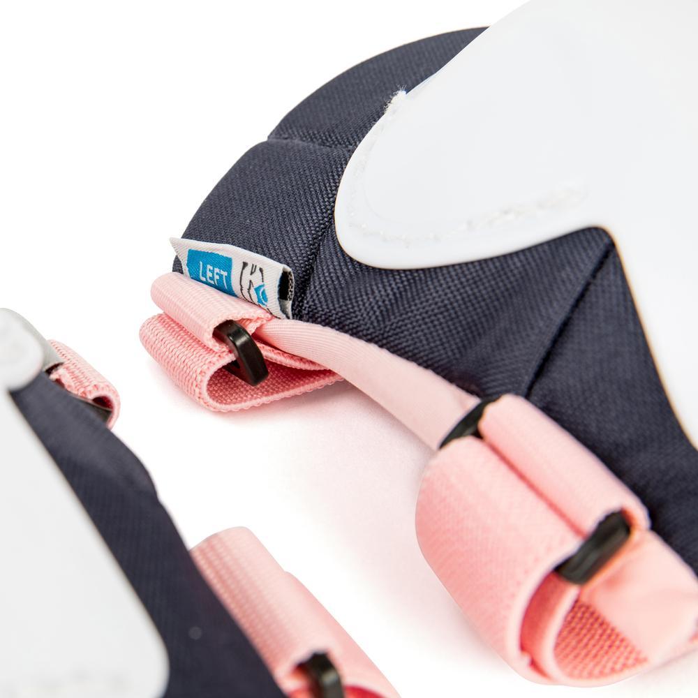 Decathlon Kids' Skating Scooter Skateboard Protectors Set Play ชุดสนับป้องกันเด็กเล่นอินไลน์สเก็ตรุ่น Play - Pink - รูปที่ 4