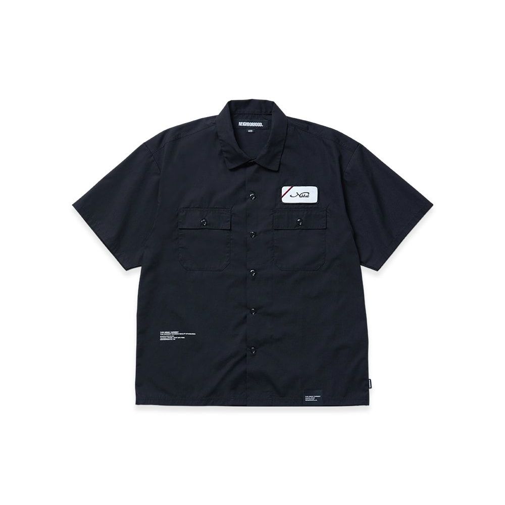 NEIGHBORHOOD Classic Work Shirt SS-1 Black Unused