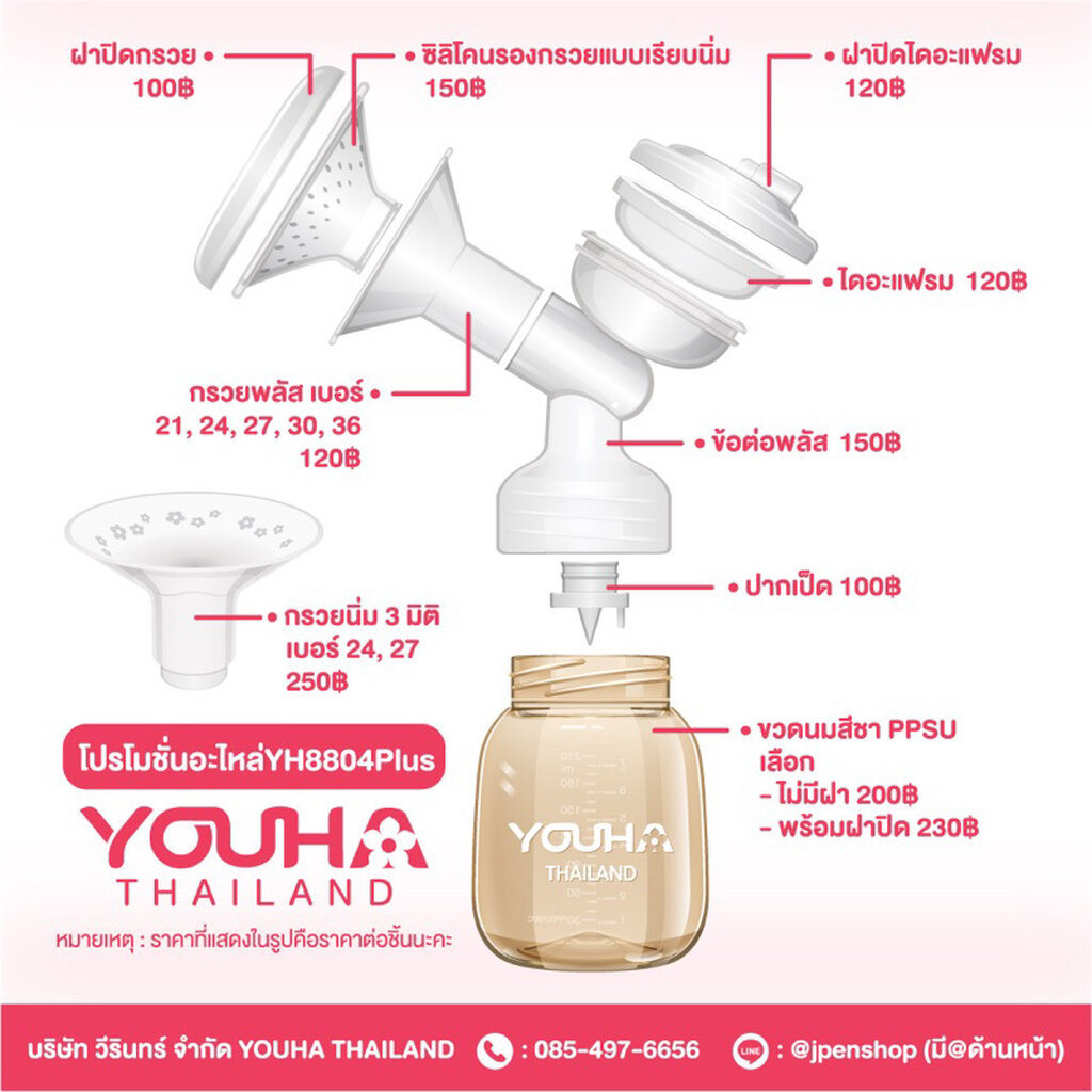 Youha อะไหล่ยูฮาพลัส 8804+