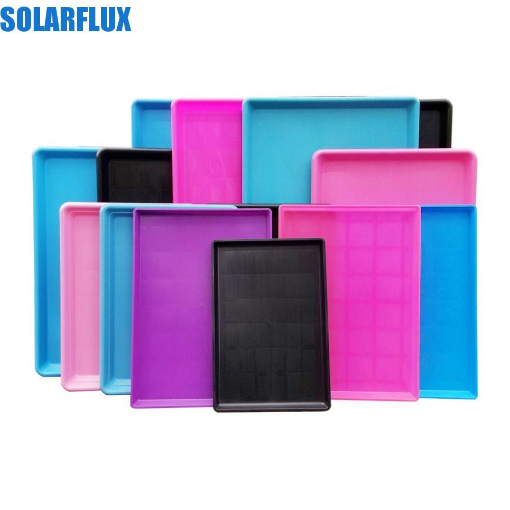 SOLARFLUX ถาดกรงสุนัข,พลาสติกสี่เหลี่ยมผืนผ้า/สแควร์กระต่ายกรง Manure ถาด,ปฏิบัติกรงสัตว์เลี้ยงถาดทําความสะอาดลูกสุนัขฉี่ไม่เต็มเต็งถาดสุนัขลังเปลี่ยนกระทะบ้าน