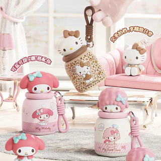 Hello Kitty Sanrio Water Cup Mini Stainless Steel Insulated Cup 250ml ขวดน้ําการ์ตูน