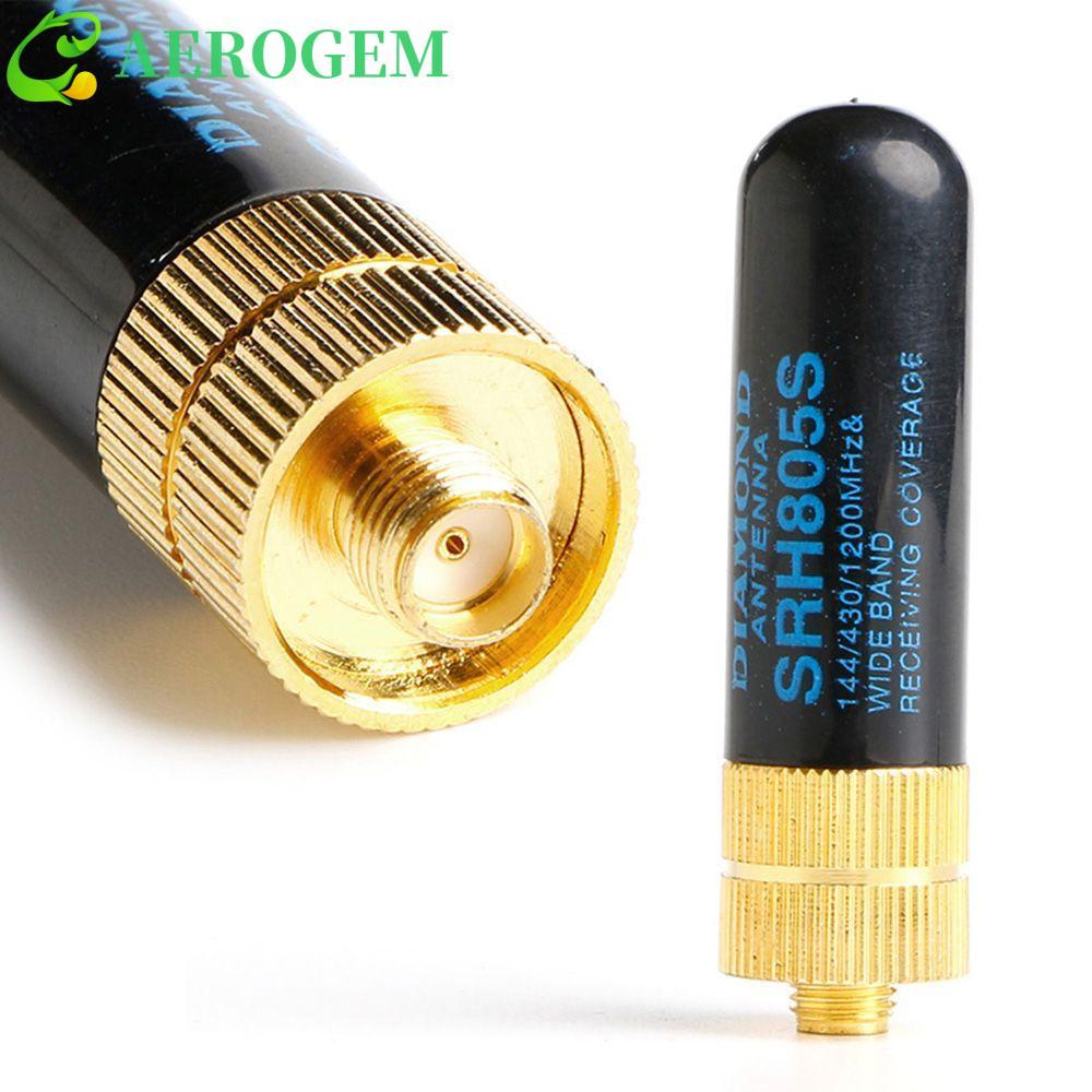 AEROGEM Dual Band เสาอากาศ TG-UV2 5 ซม.Walkie BF-888S วิทยุ Talkie Baofeng แบบพกพา Dual Band