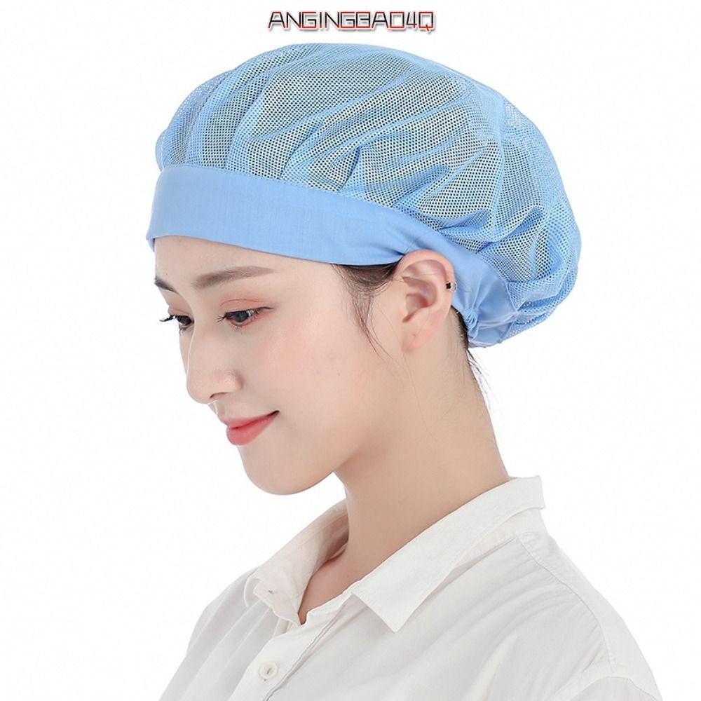 TIOMNV56KU หมวกเชฟ, บริการอาหารทํางานแถบคาดศีรษะหมวก Cook, Chic Bundled Hair Nets Work Wear Canteen