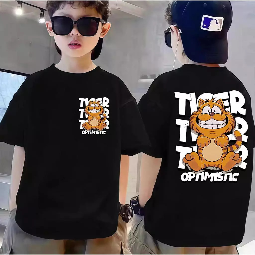 (ผ้าฝ้าย 100%)2026 เสื้อยืดเด็ก cotton100% เนื้อผ้านุ่มระบายอากาศดี ใส่สบาย ระบายอากาศดี สำหรับเด็ก6-13ปี ส่งเร็ว K632