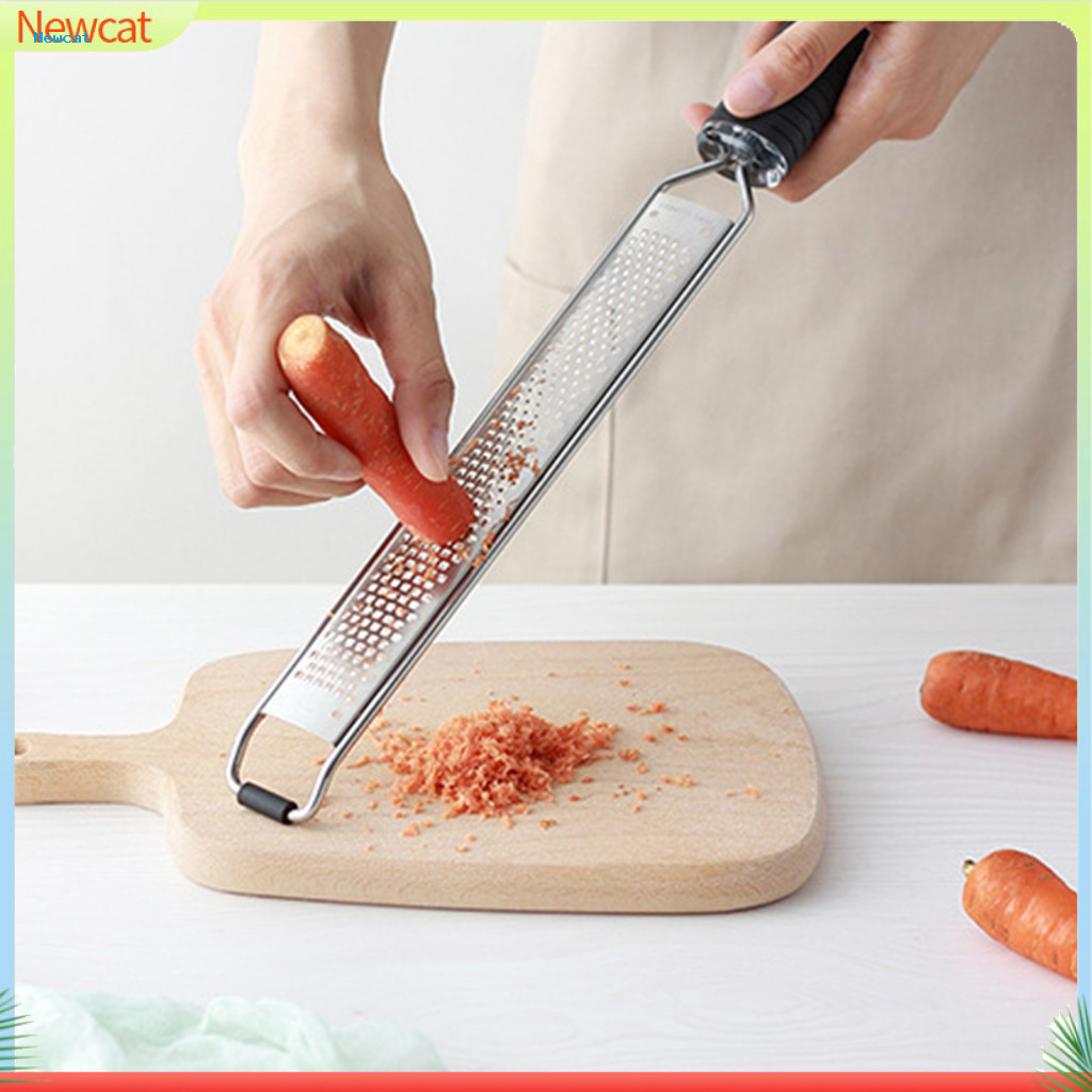 {Newcat} Zester Durable Citrus Zester Heavy Duty Zest เครื่องขูดพร้อมที่จับกันลื่นตามหลักสรีระศาสตร์