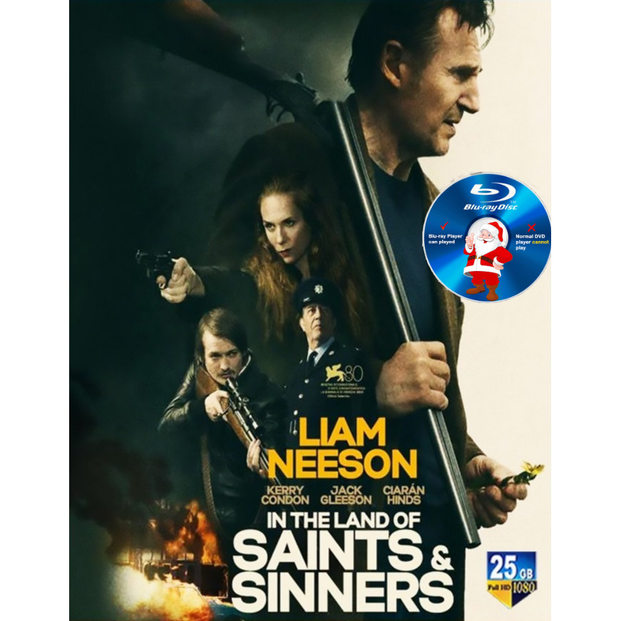E-BLURAY In the Land of Saints และ Sinners 2023  Action/Thriller Liam Neeson Jack Gleeson ENGLISH MO