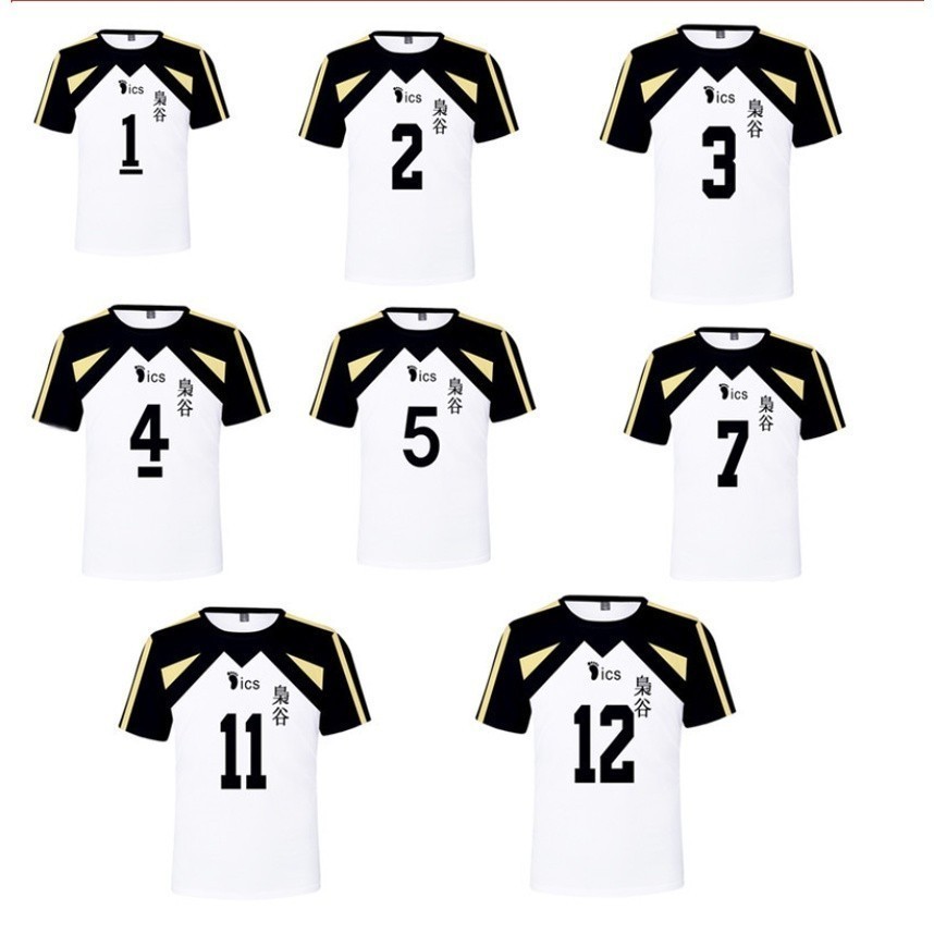 เสื้อยืด Bochiko Murata Mitsurugi จาก Haikyuu!! แบบลายทีม Top Akaya