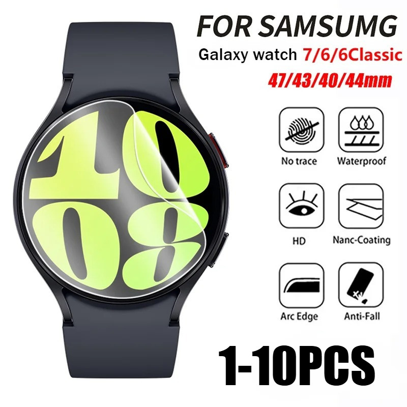 2-10Pcs HD Hydrogel ฟิล์มสําหรับ Galaxy นาฬิกา Active Fit 3 2 FE SM-R500 40 มม.41 มม.44 มม.45 มม.สํา