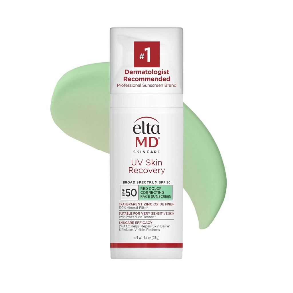 EltaMDUV Repair Facial Sunscreen Cream ประกอบด้วย Zinc Oxide, ส่วนผสมแร่ทั้งหมด, เหมาะสําหรับผิวแพ้ง