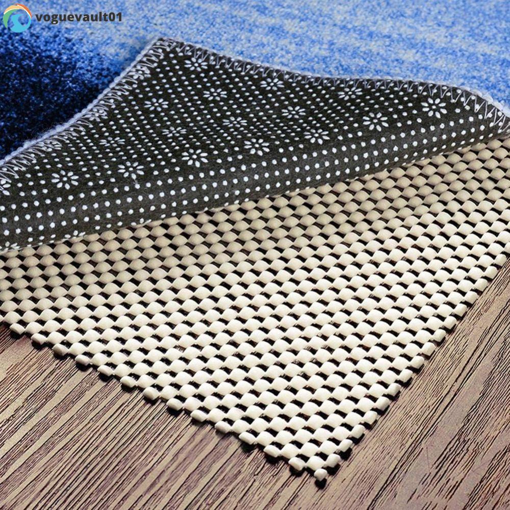 Rug Pad Mesh Carpet Indoor Floor Base Mat PVC Reduce Slipping Underlay