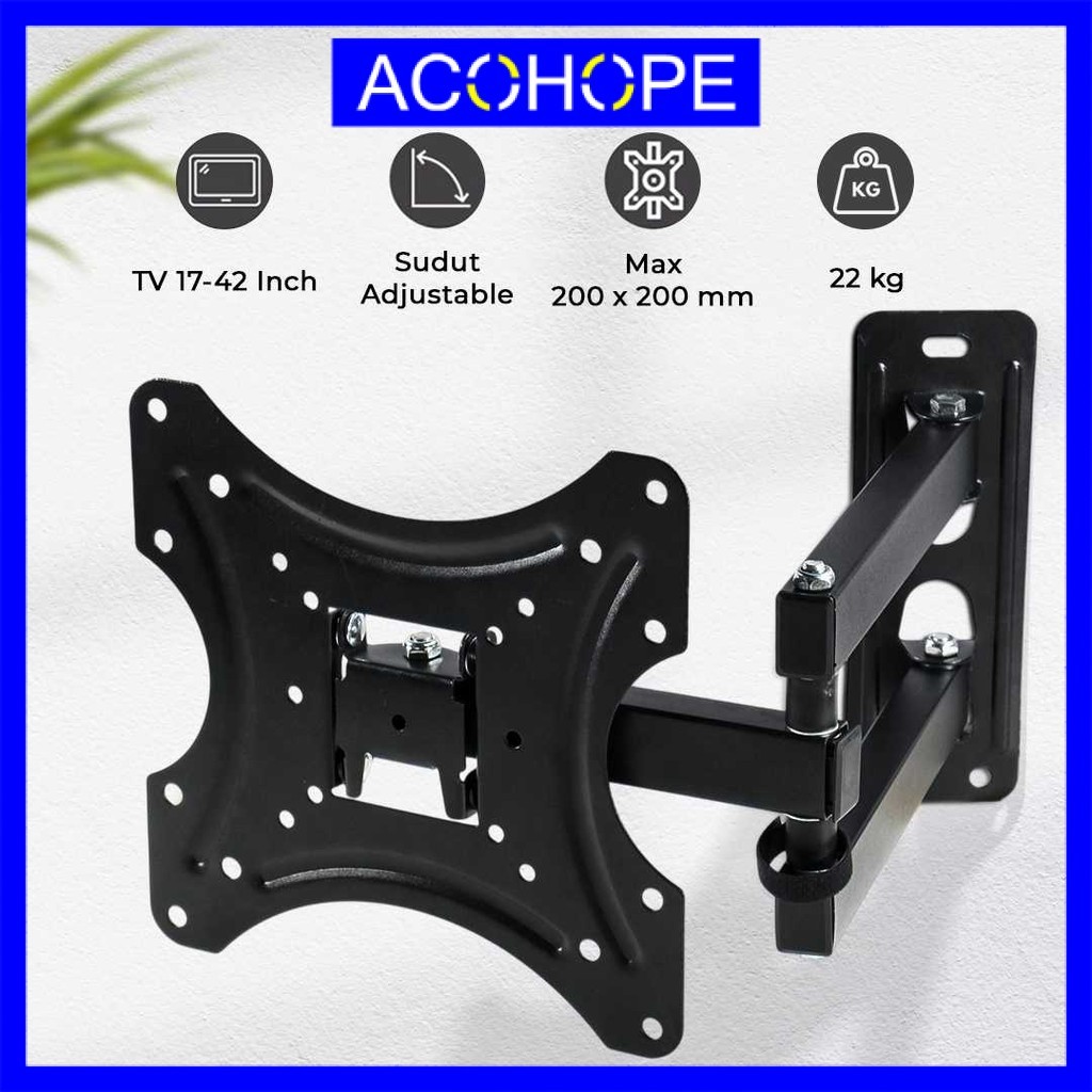 Afope Bracket TV Telescopic VESA 200 x 200 สําหรับ 17-42 นิ้ว TV - X-200