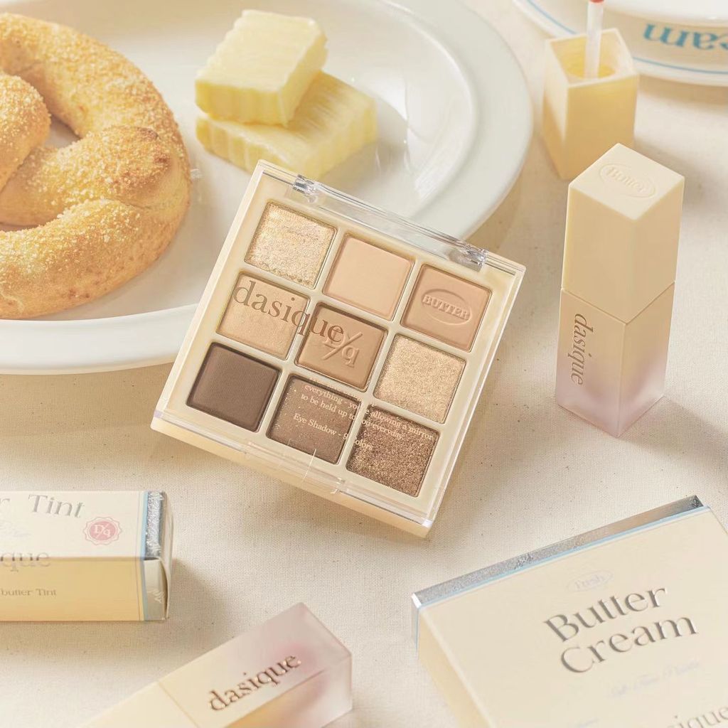 AD สินค้าใหม่ พร้อมส่ง Korea Dasique Dasique Nine-Color Eyeshadow Palette Butter Series Butter cream