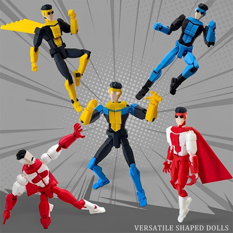 Mark Greyson Invincible 3D พิมพ์รูปการกระทํา Multi-Joint Poseable ของเล่นสะสม