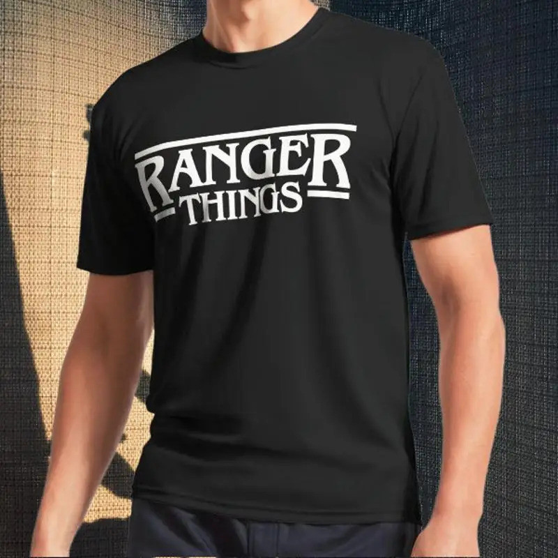เสื้อยืดผู้ชาย RANGER THINGS Active T-Shirt ลายโลโก้ ขนาด S ถึง 5XL