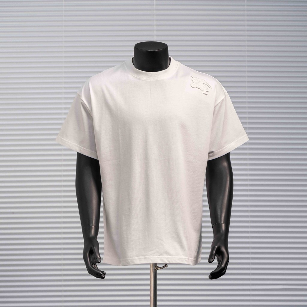 Burber @ ry2026 Star คลาสสิกรอบคอแขนสั้นเสื้อยืดผู้ชายผู้หญิงสไตล์ที่มีสีสันผ้าฝ้ายแท้ Original Desi