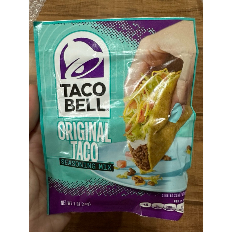 ซอสปรุงรส ชนิดผง ตรา ทาโก้ เบล ออริจินอล 28g. Taco Seasoning Mix ( Taco Bell Original Brand )