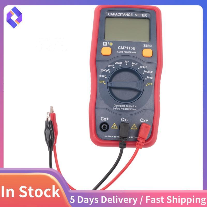 CM7115B เครื่องวัดความจุมัลติมิเตอร์แบบดิจิตอลเครื่องมือวัดจอแสดงผล LCD,CM-7115A อัพเกรด