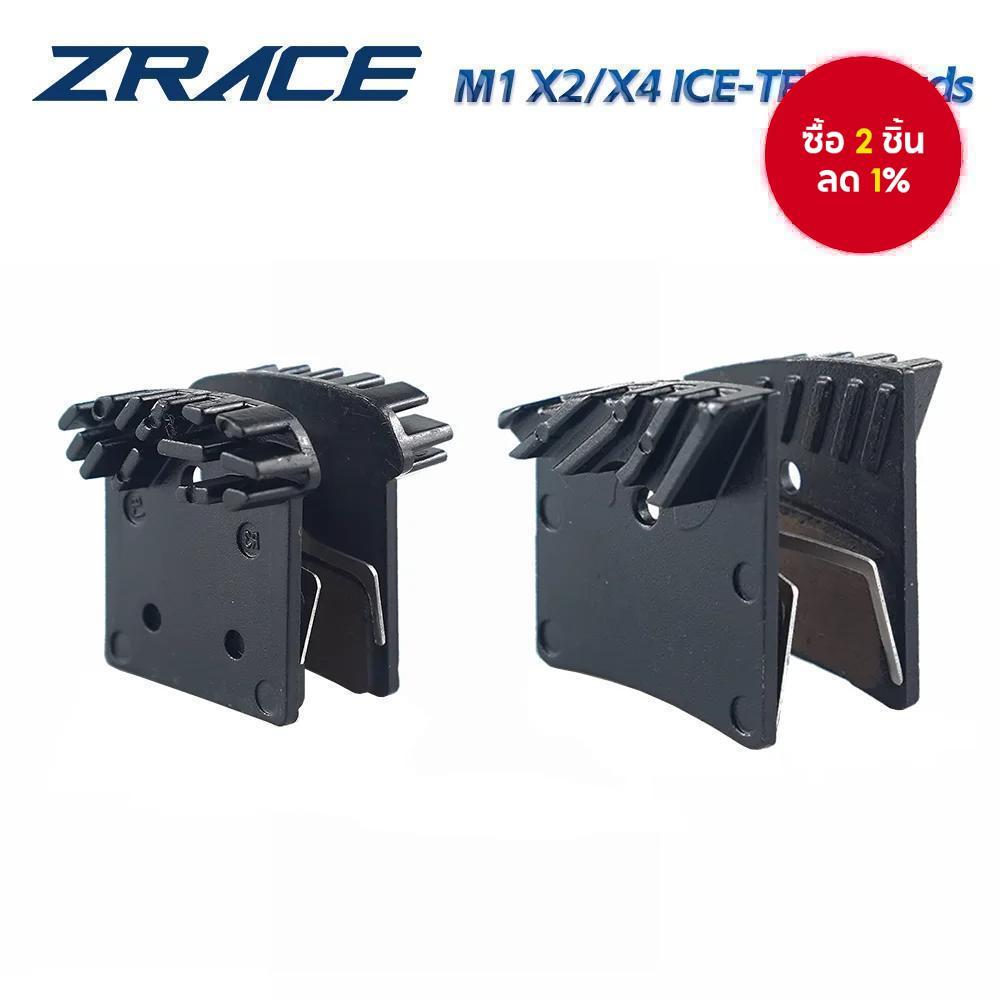 ผ้าเบรค ZRACE - M1/M2/X2/X4/XG/XG4/BR-002/BR-005, Copper Ceramic Cooling, รองรับ TCE-TECH, พร้อม J02