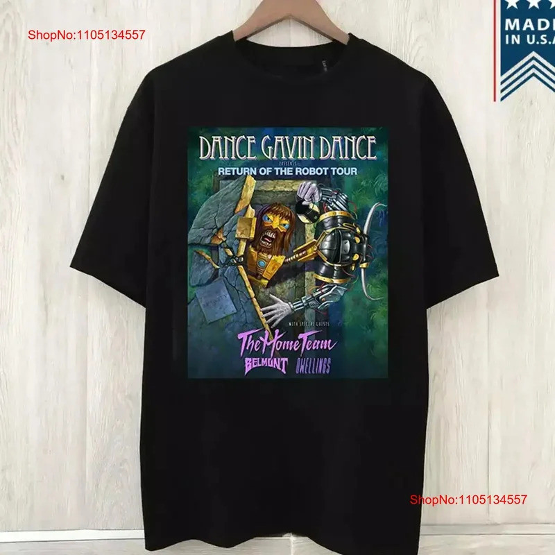 เสื้อยืด Dance Gavin Band Return Of Robot Tour ไซส์ S ถึง 5XL สไตล์วินเทจ แฟชั่นทันสมัย เหมาะสำหรับส