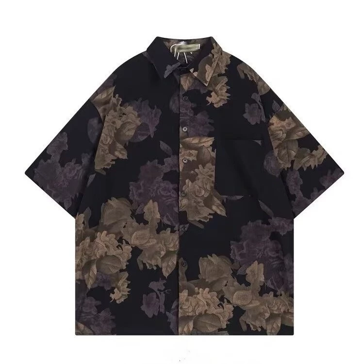 เสื้อลายดอก แขนสั้น คอปกตั้ง สไตล์ฮาวาย สำหรับผู้หญิง thumbnail 7