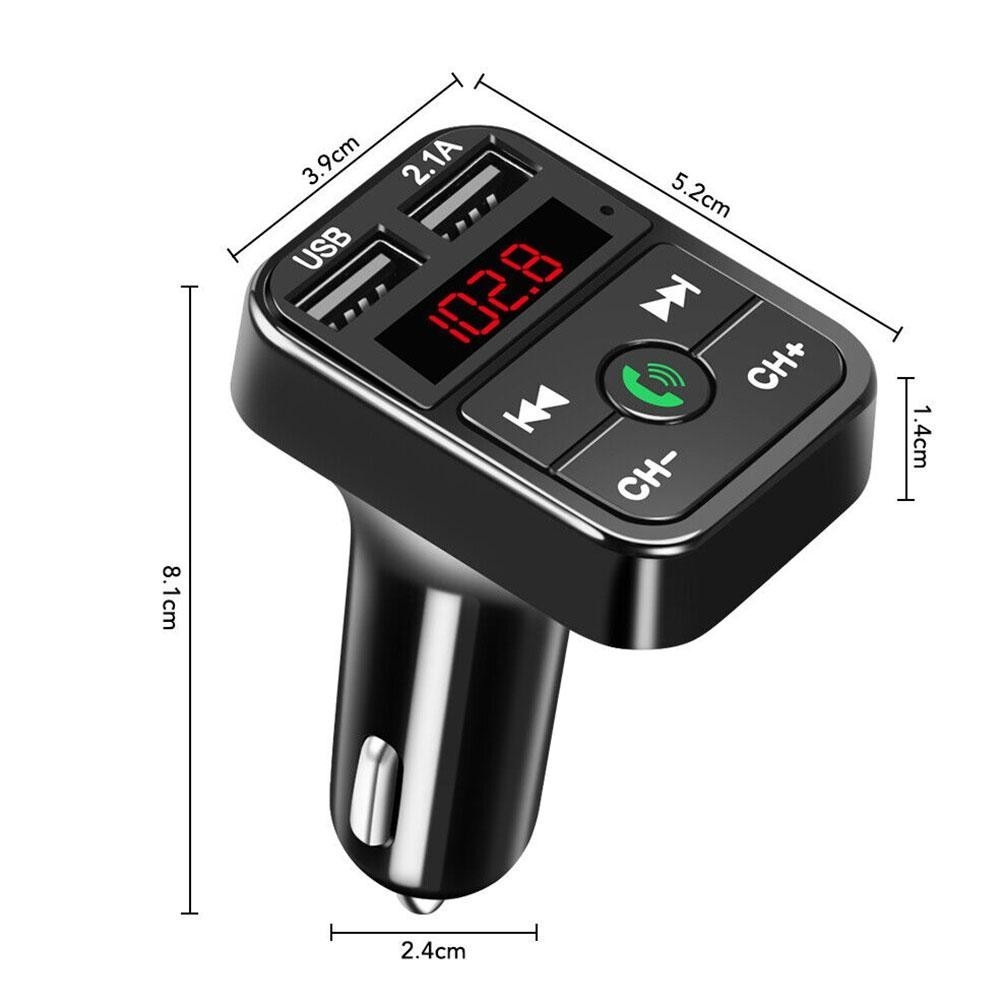 รถ Mp3 ตัวรับสัญญาณบลูทูธ Dual Usb Car Charger รถ Mp3 บลูทูธ Fm Transmitter C5h6