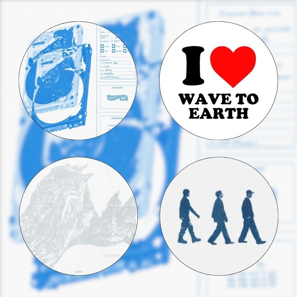 ปุ่มพิน Wave To Earth Bundle โลหะมันวาว