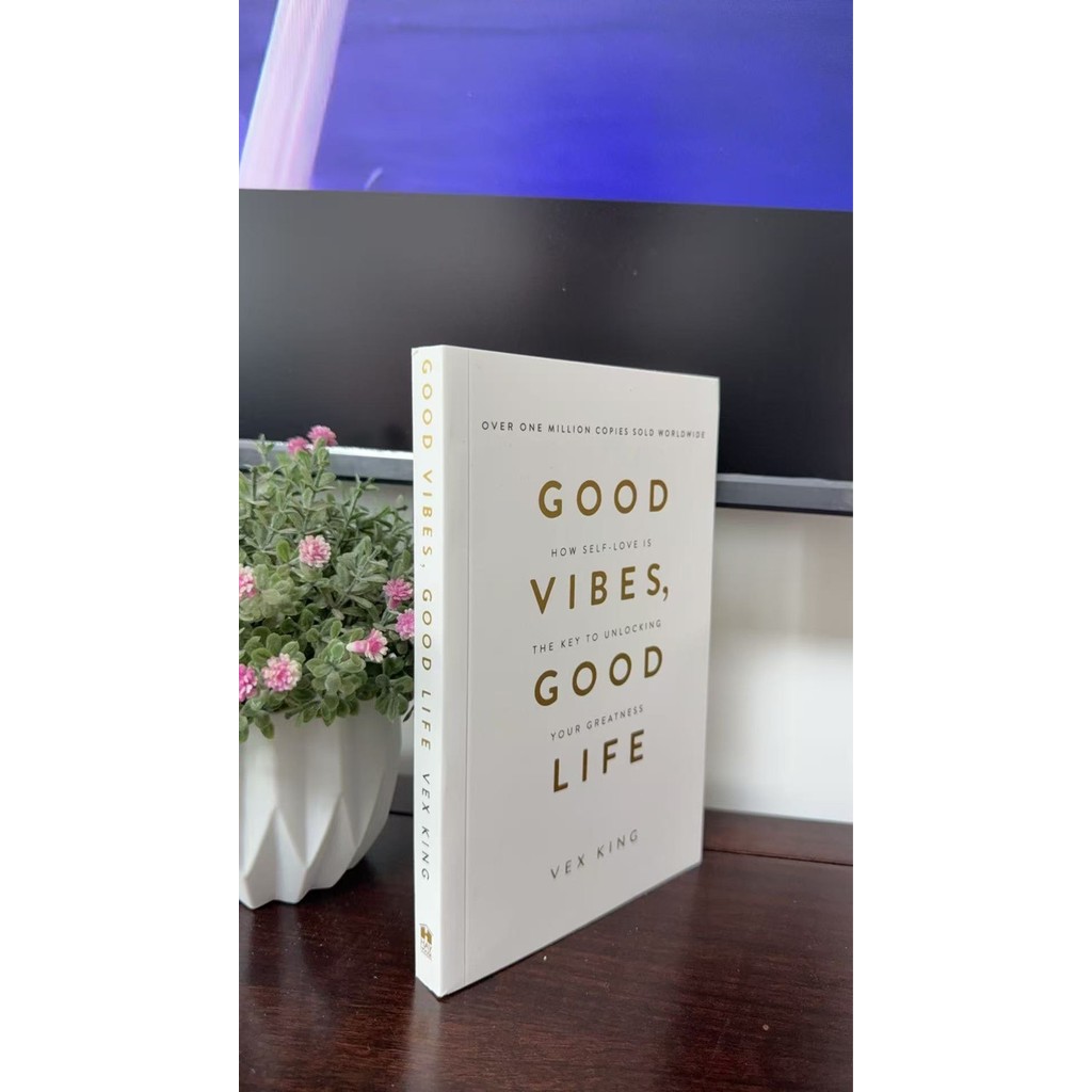 พร้อมสต็อก จัดส่งรวดเร็ว Good Atmosphere Good Life เวอร์ชันภาษาอังกฤษ Good Vibes Good Life Vex King2