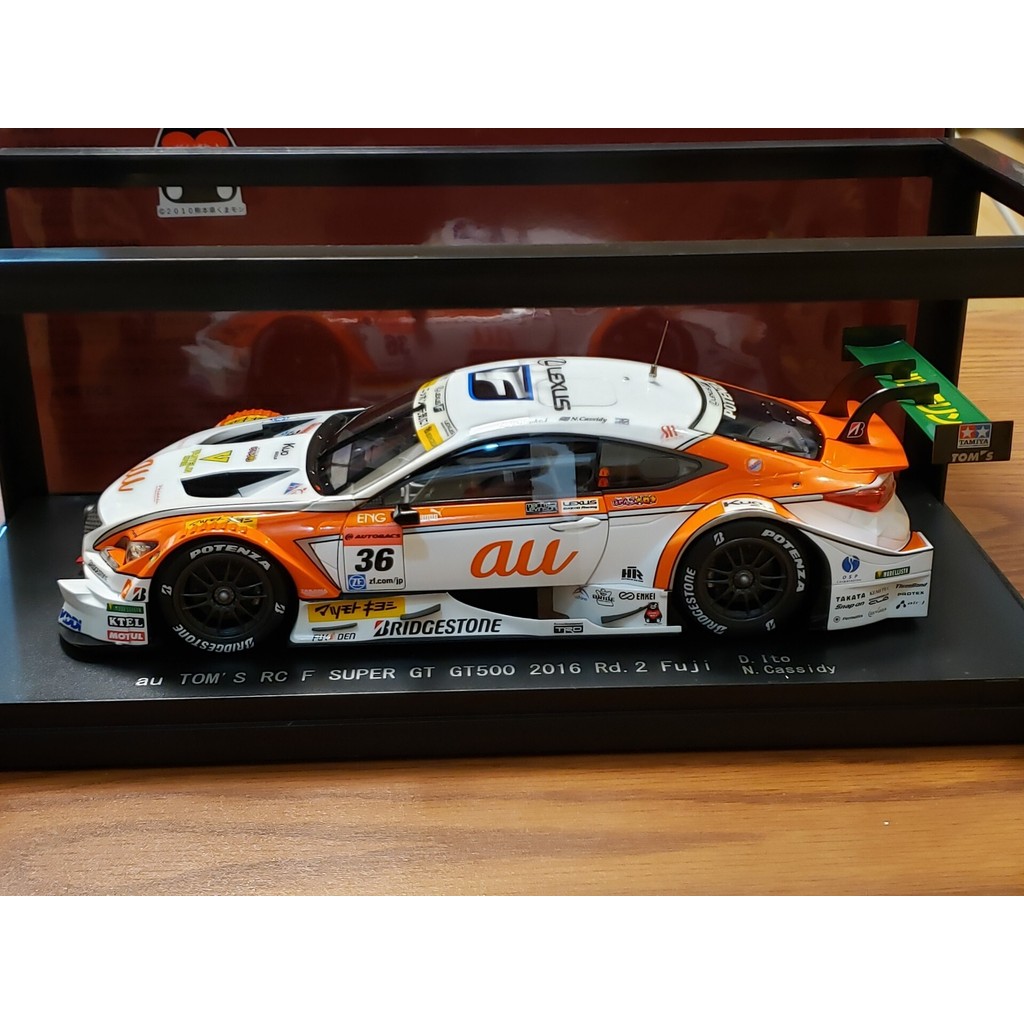 $㊐1/18 ebbro rc f gt500 2016 RCF Lexus RC F 2016 1: 18 รถ 2016 rd.2 FUJI au TOMS RC F gt500 Racing ร
