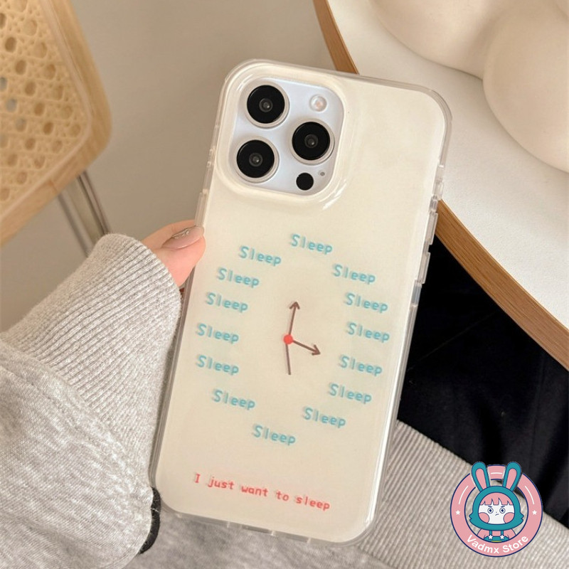 นาฬิกาน่ารักเคสโทรศัพท์สําหรับVivo T4X T4R T4 T3X T3 Ultra Lite T2X T2 Pro T1 T1X 5G 4Gการ์ตูนครีมสี