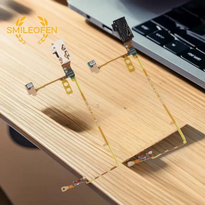 [Smileofen] สําหรับ IPod Nano 5 5th Gen สีขาวหูฟังเสียง Ja Hold Switch โมดูลไมโครโฟน Flex Cable Repa