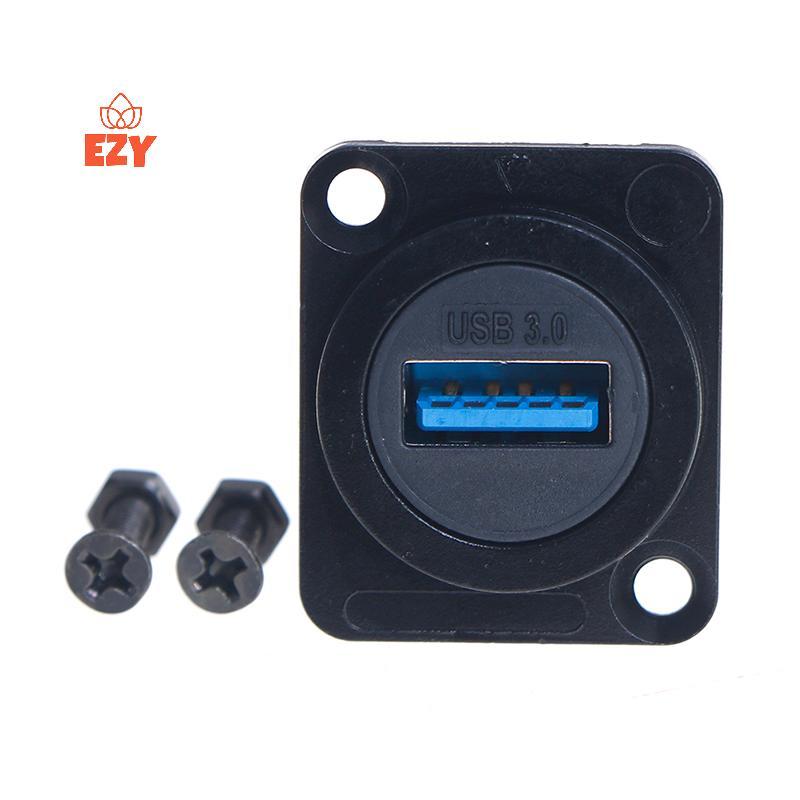 EZY D ประเภทโลหะ USB Soet Double Pass Connector USB 3.0 Connector แผงติดตั้งใหม่