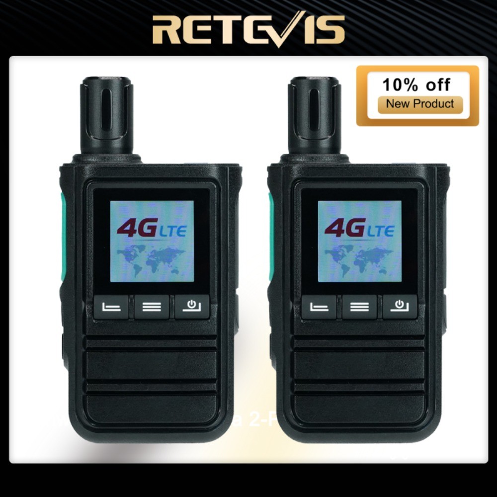 Retevis L51 วิทยุสองทาง, วิทยุสื่อสาร 4G POC, วิทยุไม่รุกระยะไกลระดับมืออาชีพสําหรับไดรเวอร์กอง, โรง