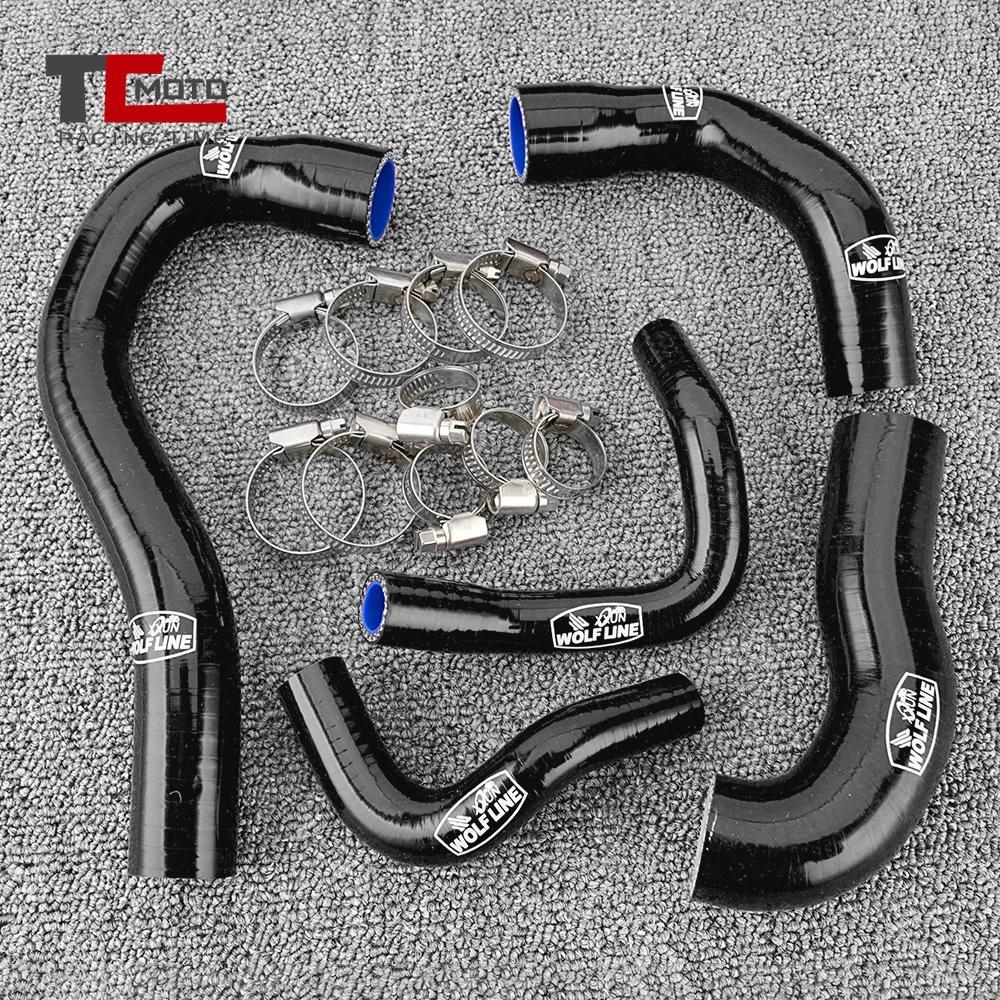 ซิลิโคนหม้อน้ำท่อหล่อเย็นชุดท่อซิลิโคนสำหรับ Yamaha MT-09 XSR900 MT09 Tracer 900 GT 9GT 900GT FZ-09 