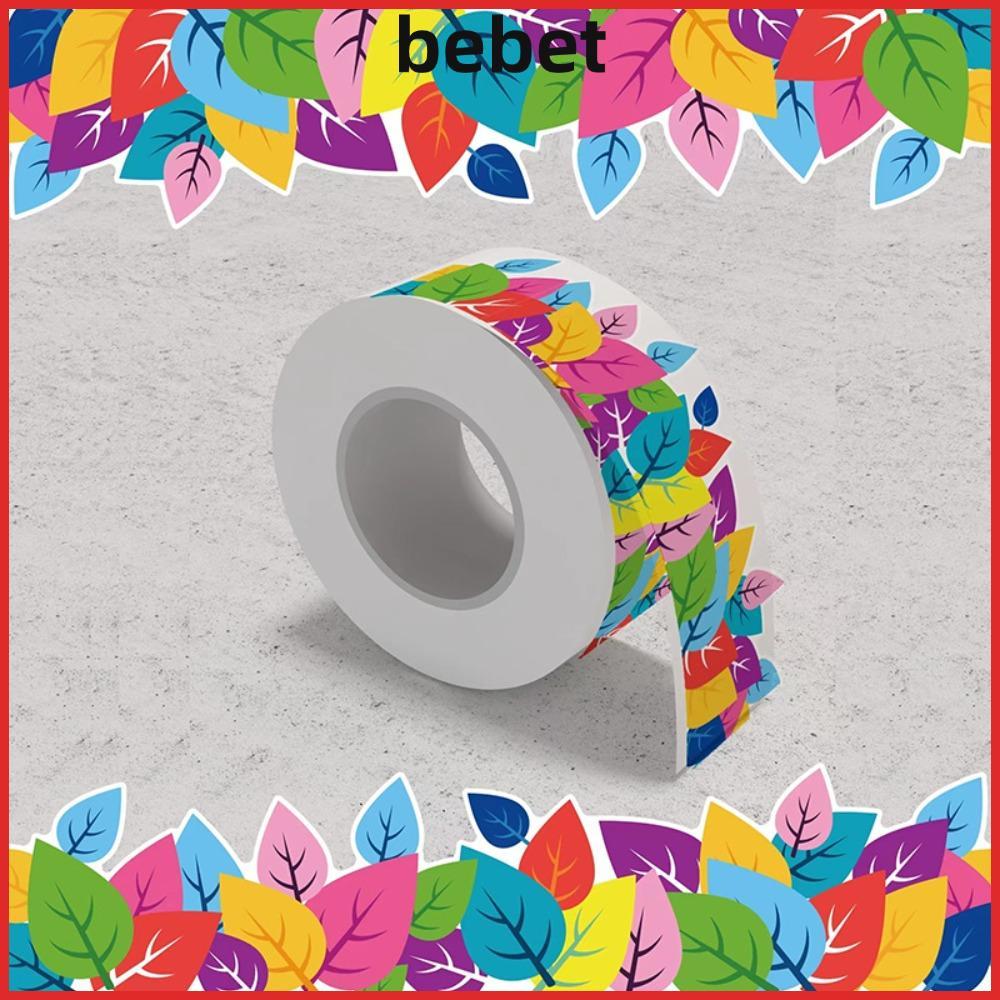 บอร์ด Bulletin Trim Border BEET, ขอบกระดาน Bulletin สีสันสดใสแบบมีกาวในตัว, สติ๊กเกอร์ติดผนัง 3 นิ้ว x 66 ฟุตบอร์ด Bulletin ผนัง