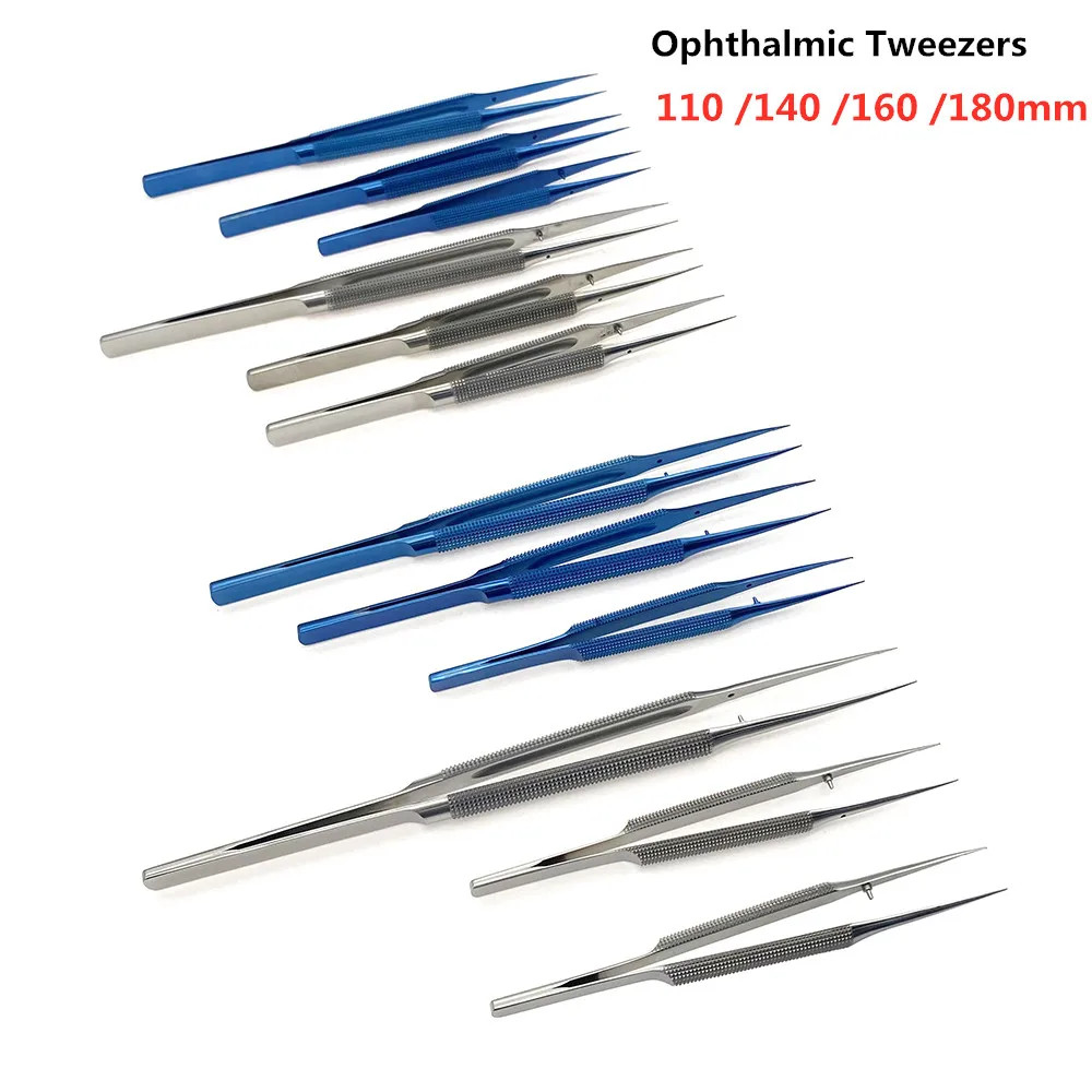 Ophthalmic Forceps ฝังด้ายเครื่องมือผ่าตัด Ophthalmicology Microcosmetic พลาสติกเครื่องมือ Double Ey