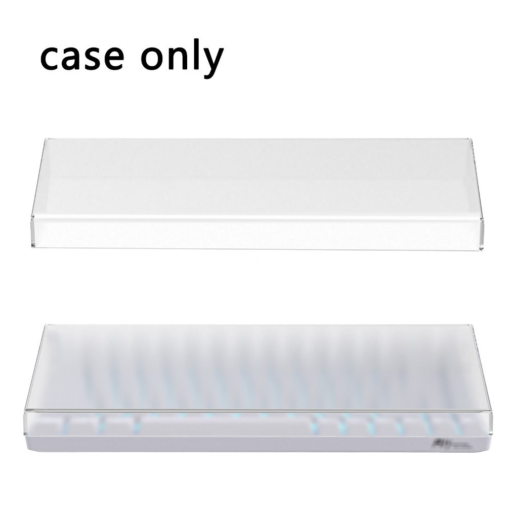 Geekria Frosted 65% คีย์บอร์ดกันฝุ่นสําหรับคีย์บอร์ดไร้สาย 68 คีย์, ใช้งานร่วมกับ RK68, Keychron K6,