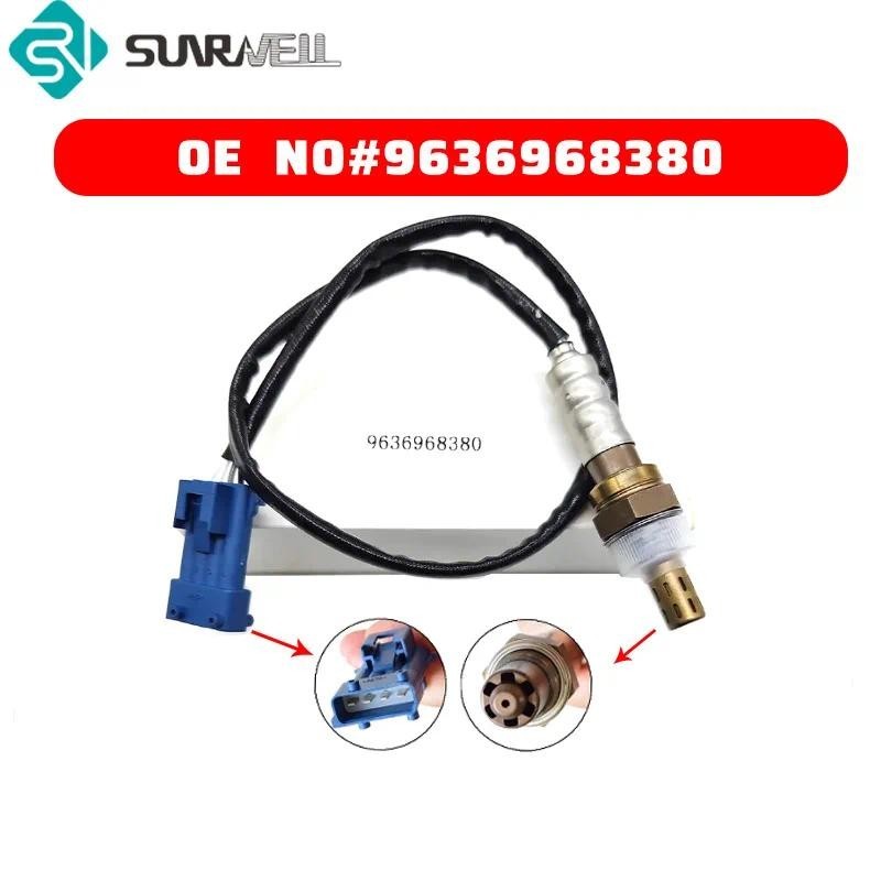 9636968380 O2 เซนเซอร์ออกซิเจน Fit สําหรับ PEUGEOT 206 C2 1.4L OZA341-PG5 4 สาย DOWNSTREAM AFTER Lam
