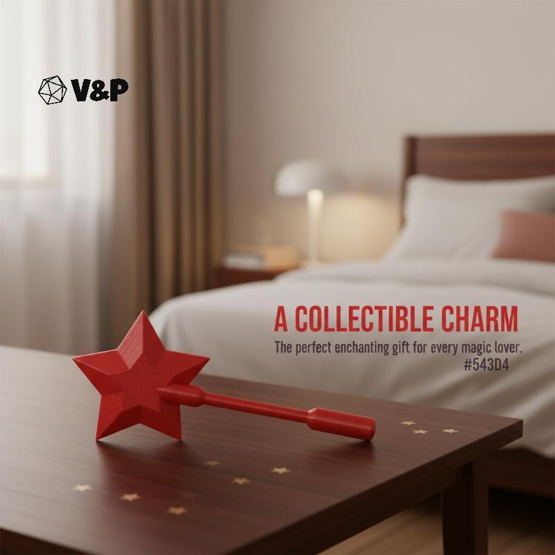 V&P 1 ชิ้น 3D พิมพ์ Star Wand Tap To Pay Star Magic Wand แบบพกพา Contactless การชําระเงินผู้ถือบัตรผ