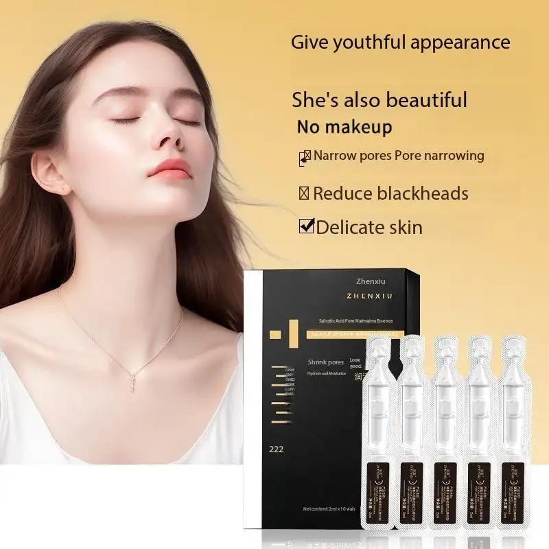 Pore Astringent Essence Ampoule, ZHENXIU, รูขุมขนหดตัว, ให้ความชุ่มชื้น, ควบคุมความมัน, เซรั่มซ่อมแซ