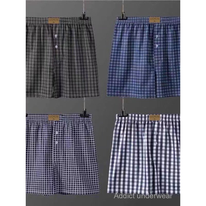 🔥พร้องส่ง🔥กางเกงบ๊อกเซอร์ Boxerชาย L-2XL แบร์น UOKIN เนื้อผ้านิ่ม ใส่สบาย เกรดพรีเมี่ยม กางเกงขาสั้นผู้ชาย