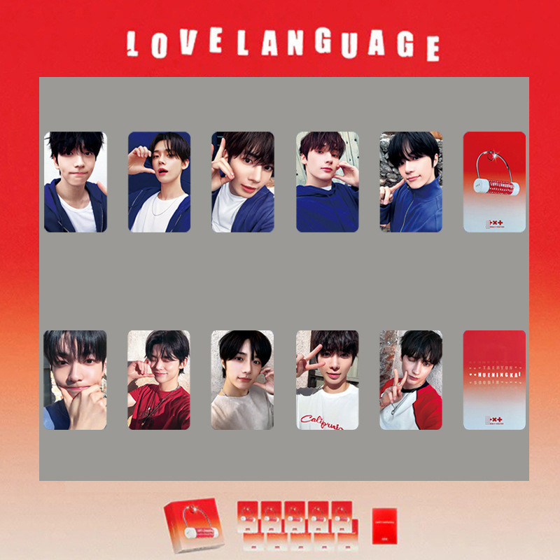 TXT LOVELANGUAGE เพลงเดียวนาฬิกาการ์ดภาษา SOOBIN TAEHYUN TXT Photocard 26.3.16