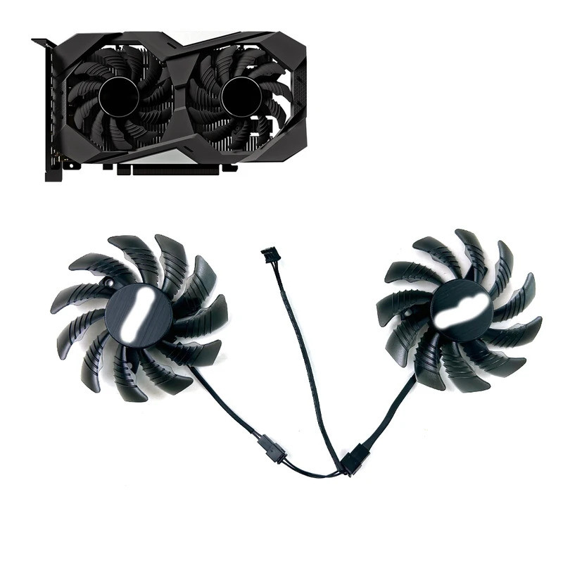 พัดลมระบายความร้อนใหม่75MM 3PIN T128010SM GTX 960 GPU พัดลมสําหรับ GIGABYTE GeForce GTX 960GTX 950GV