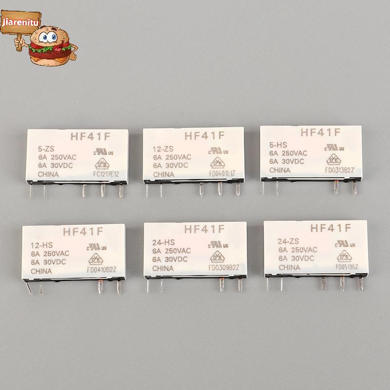 Jia HF41F-24-ZS HF41F-12-ZS HF41F-5-ZS HF41F-5-HS HF41F-12-HS HF41F-24-HS รีเลย์อุตสาหกรรม Subminiat