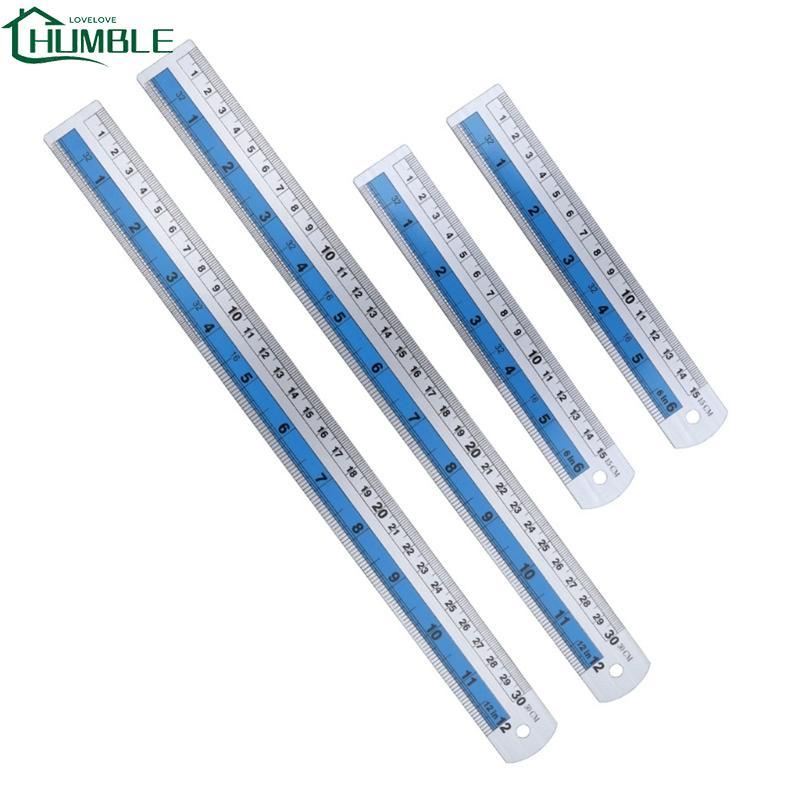 Humble Quality Metal Straight Edges Ruler สําหรับนักเรียนผู้ที่ชื่นชอบ DIY