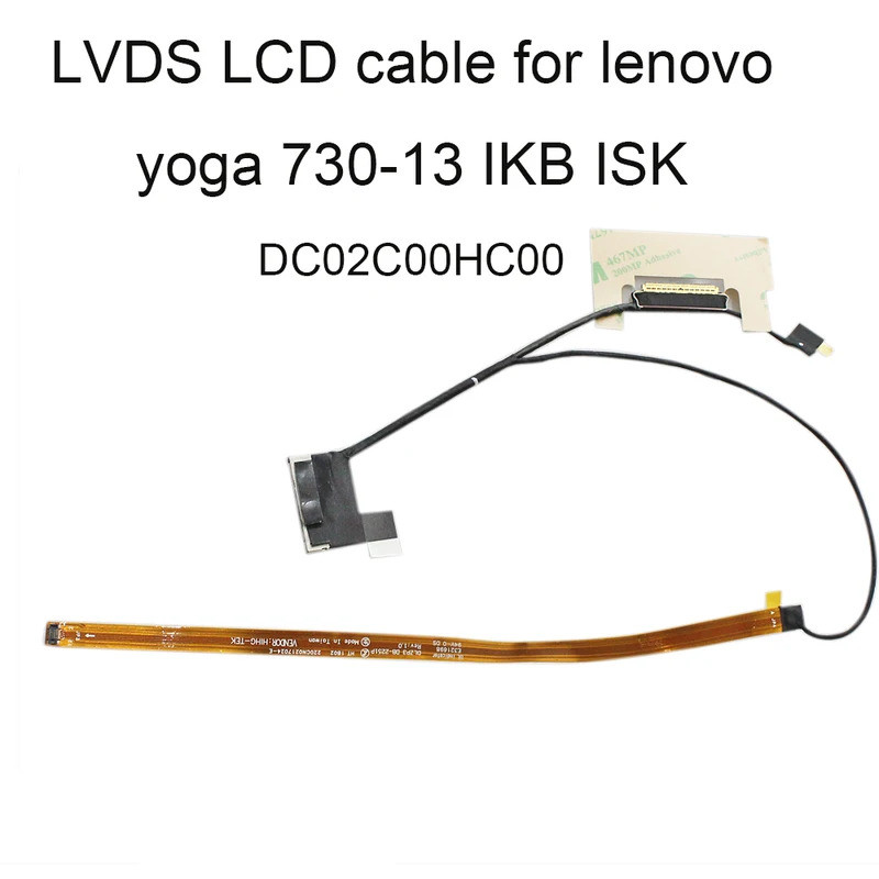 5C10Q95877 LCD LVDS สายวิดีโอสําหรับ Lenovo yoga 730-13IKB 13ISK 13IKB DLZP3 UHD DC02C00HC00 40PIN 3